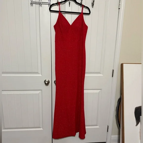 City Triangles Dresses | City Triangles Red Glitter Dress | Color: Red | Size: 15j | Pm-84967619'S Closet